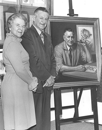 Bertha May Trott with William P. Didusch